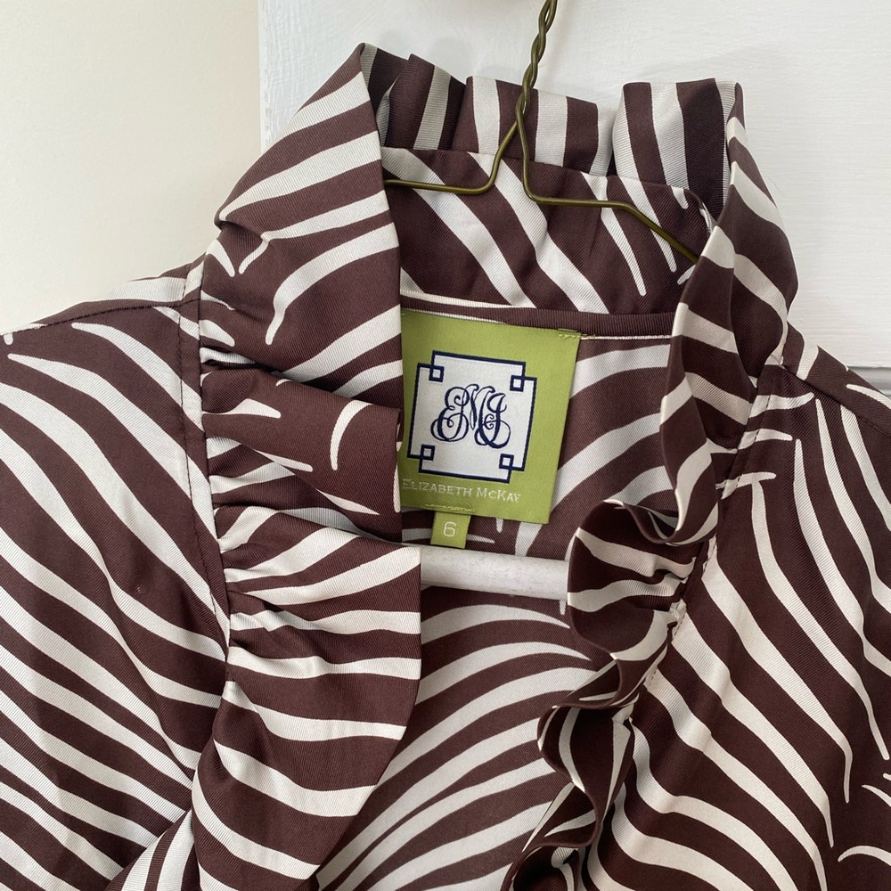 Elizabeth McKay silk blouse - Picture 2 of 7